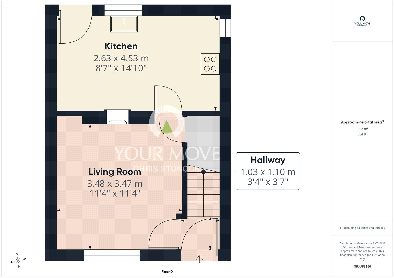 Floorplan of 2 bedroom Semi Detached House for sale, June Avenue, Winlaton Mill, Blaydon, NE21