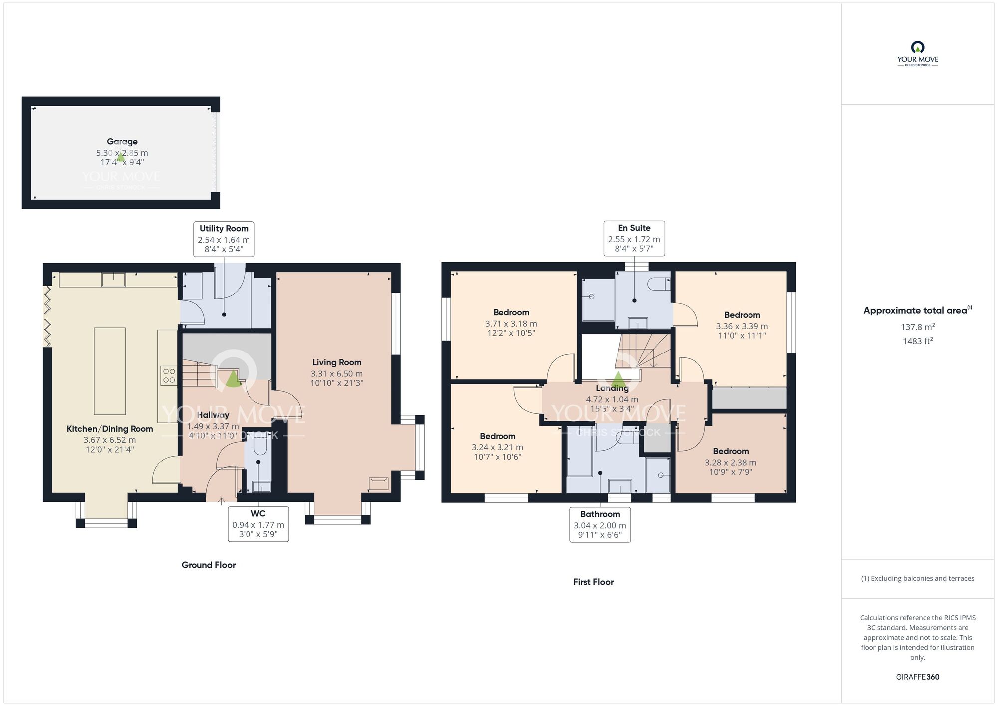 Floorplan of 4 bedroom Detached House for sale, Weatherby Avenue, Ryton, Tyne and Wear, NE40