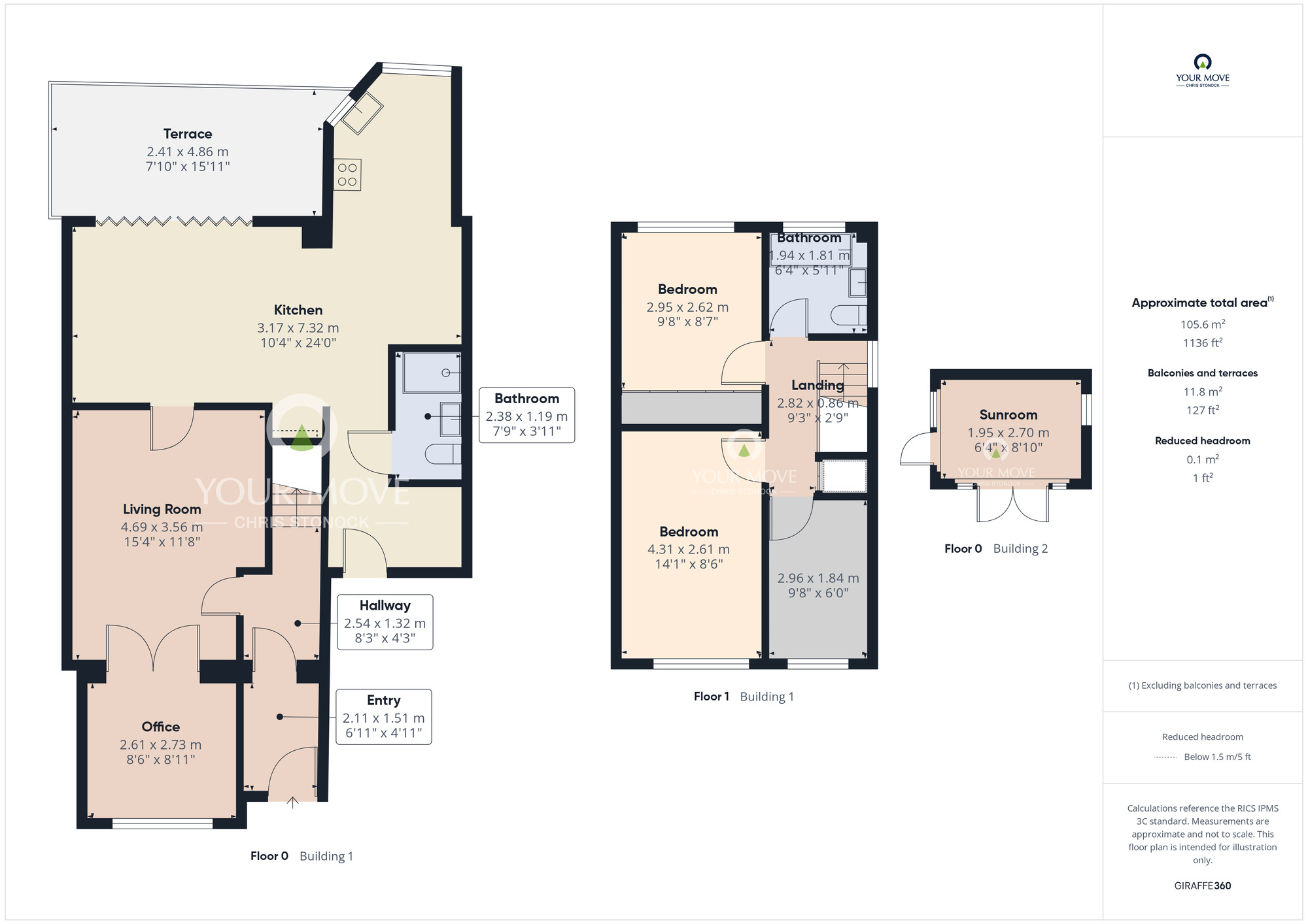 Floorplan of 3 bedroom Link Detached House for sale, Kepier Chare, Ryton, Tyne and Wear, NE40