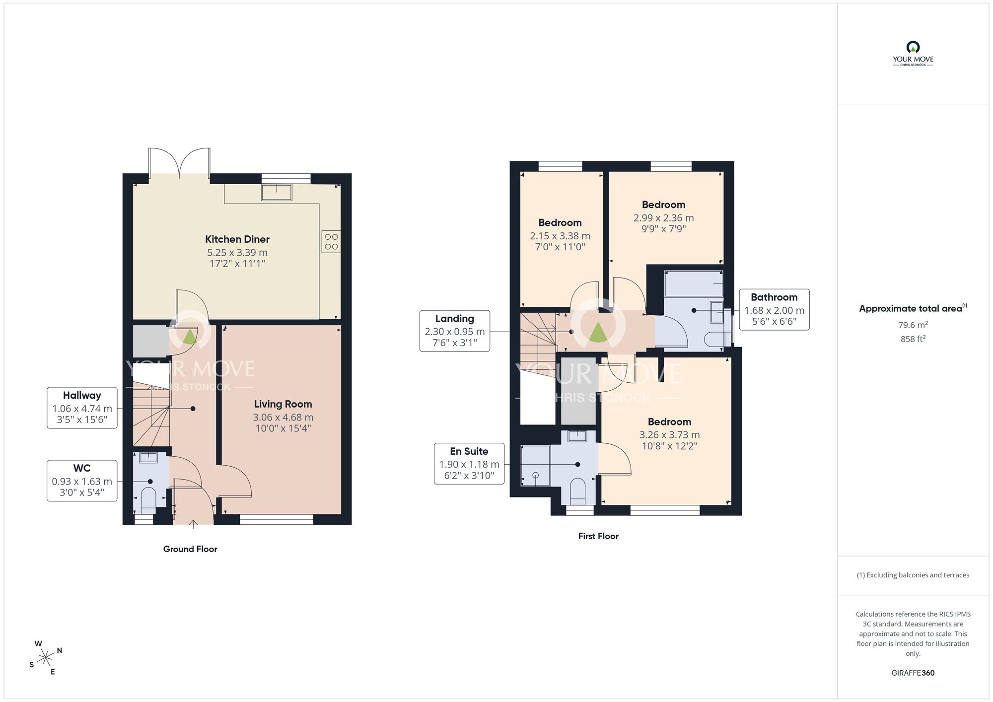 Floorplan of 3 bedroom Detached House for sale, Grayling Way, Ryton, Tyne and Wear, NE40