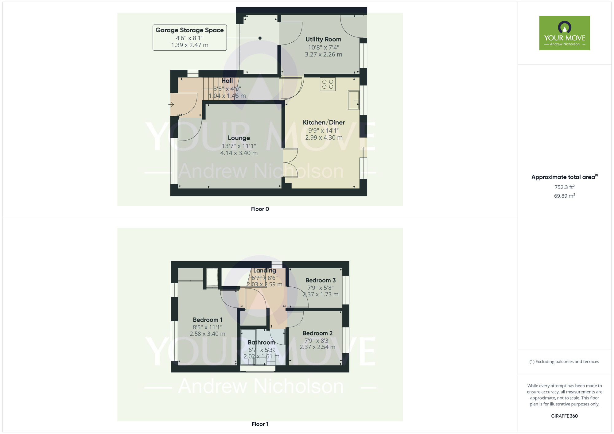 Floorplan of 3 bedroom Detached House to rent, Haweswater Avenue, Crewe, CW1