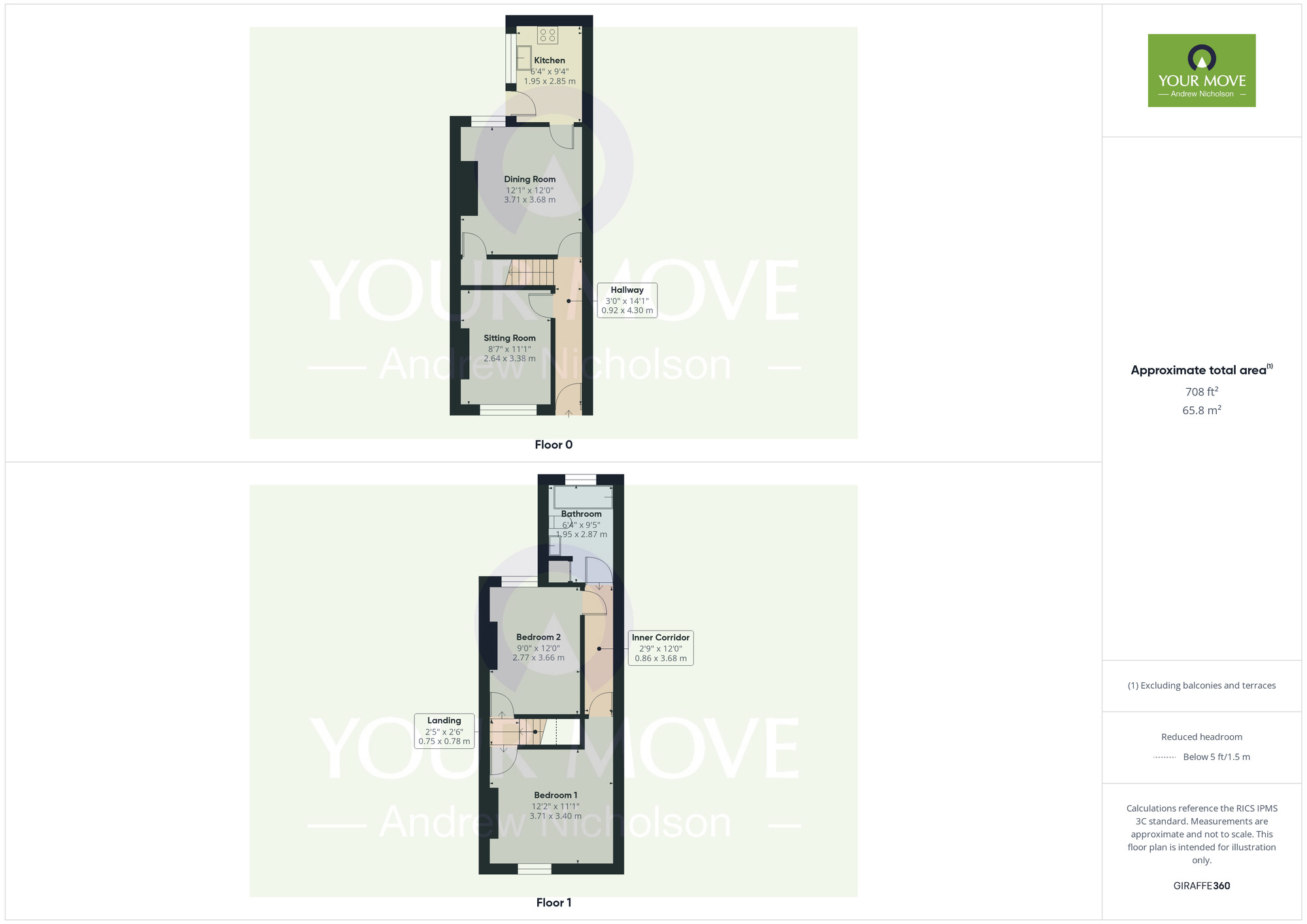Floorplan of 2 bedroom Mid Terrace House to rent, Bedford Street, Crewe, CW2