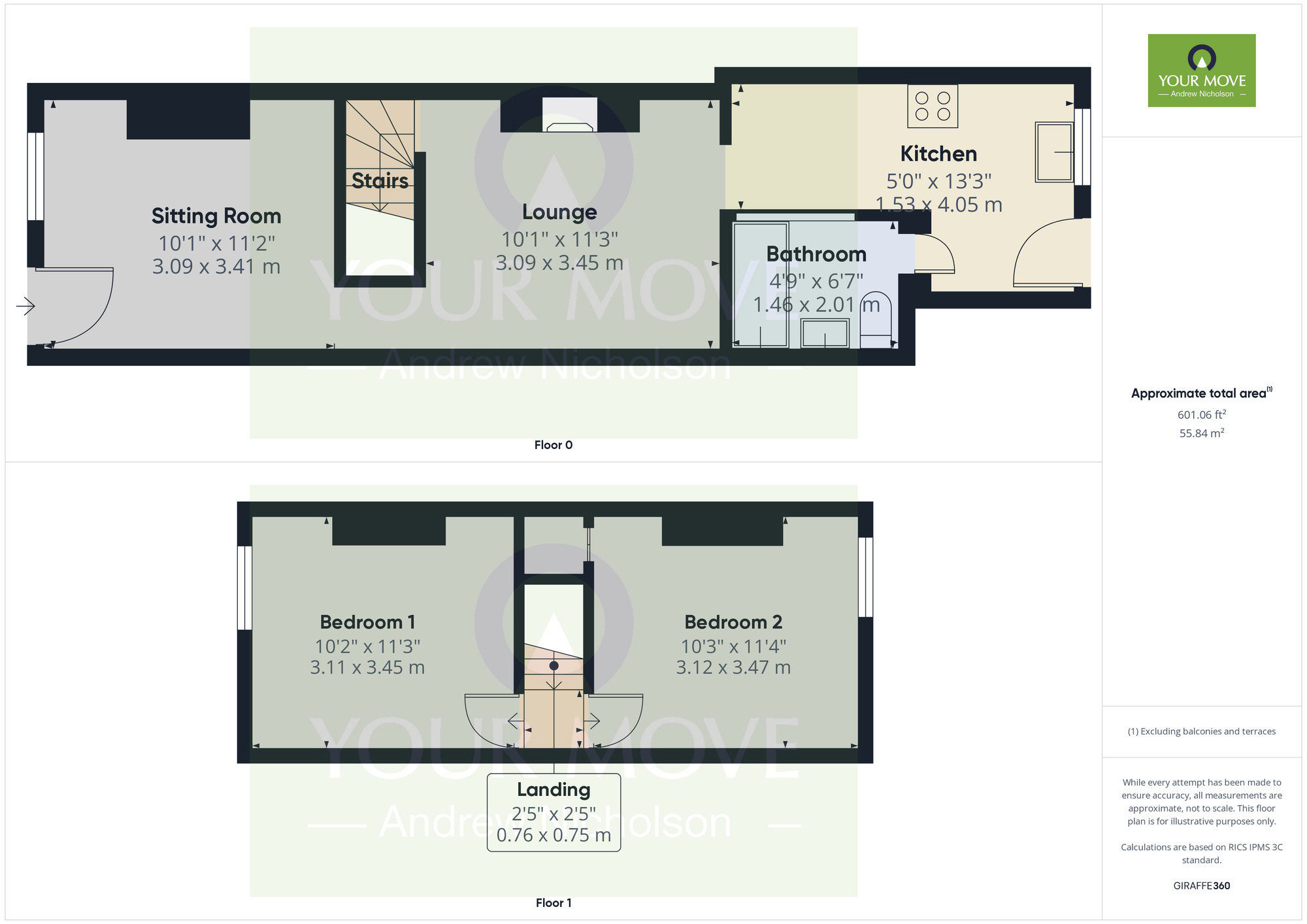 Floorplan of 2 bedroom Mid Terrace House to rent, Alton Street, Crewe, Cheshire, CW2