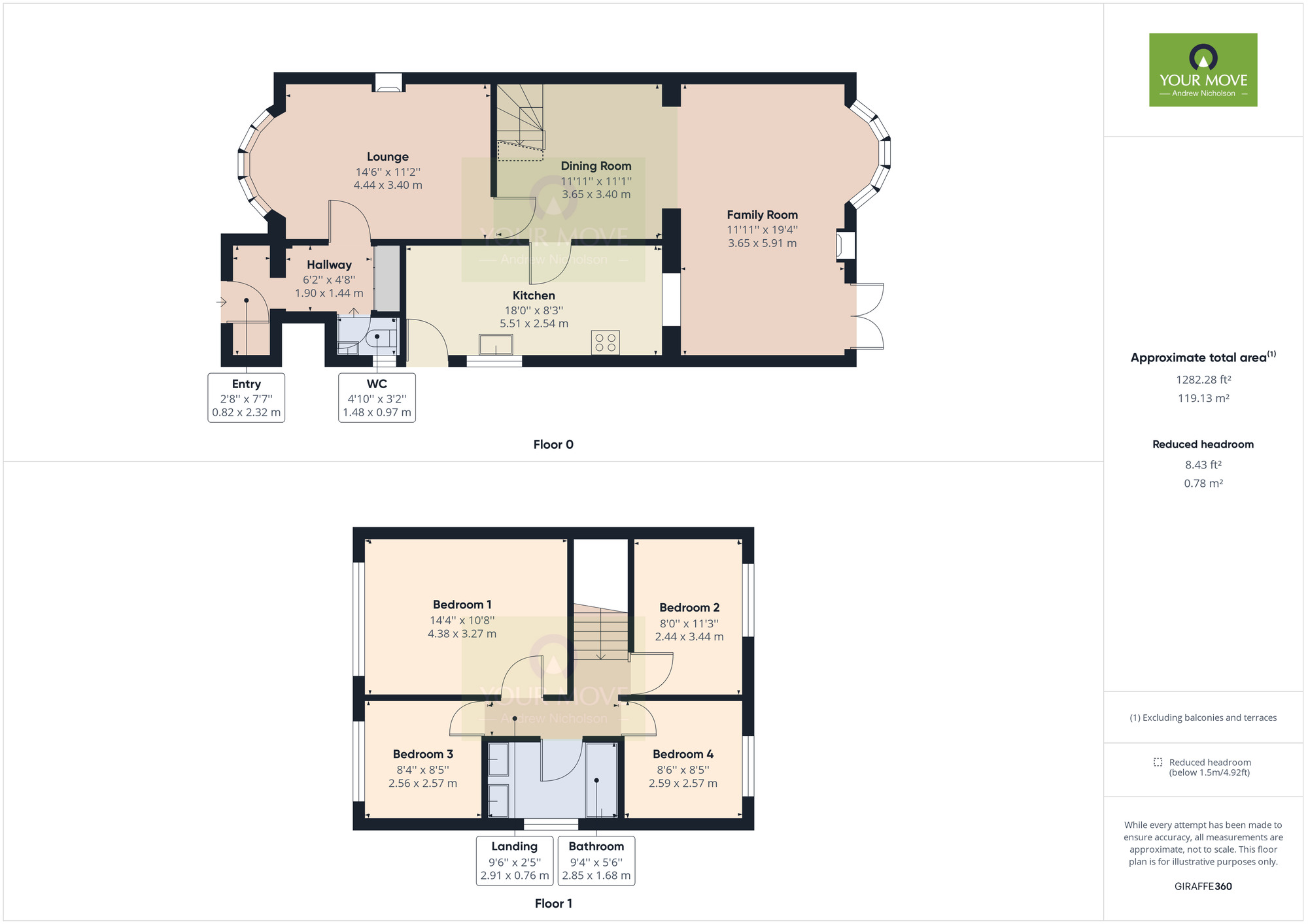 Floorplan of 4 bedroom Link Detached House for sale, Churton Close, Hough, Cheshire, CW2