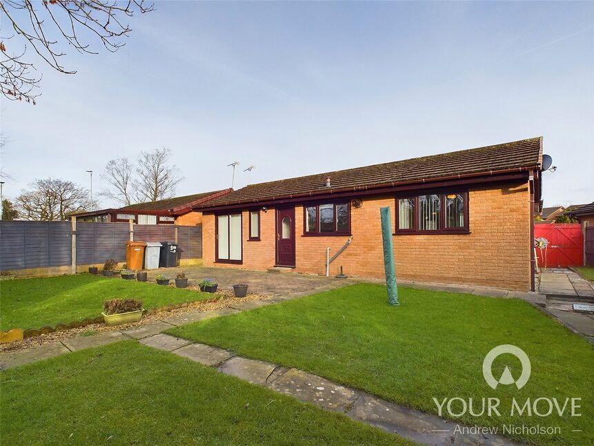 3 bedroom Detached Bungalow for sale, Barrows Close, Crewe, CW1 £270,000