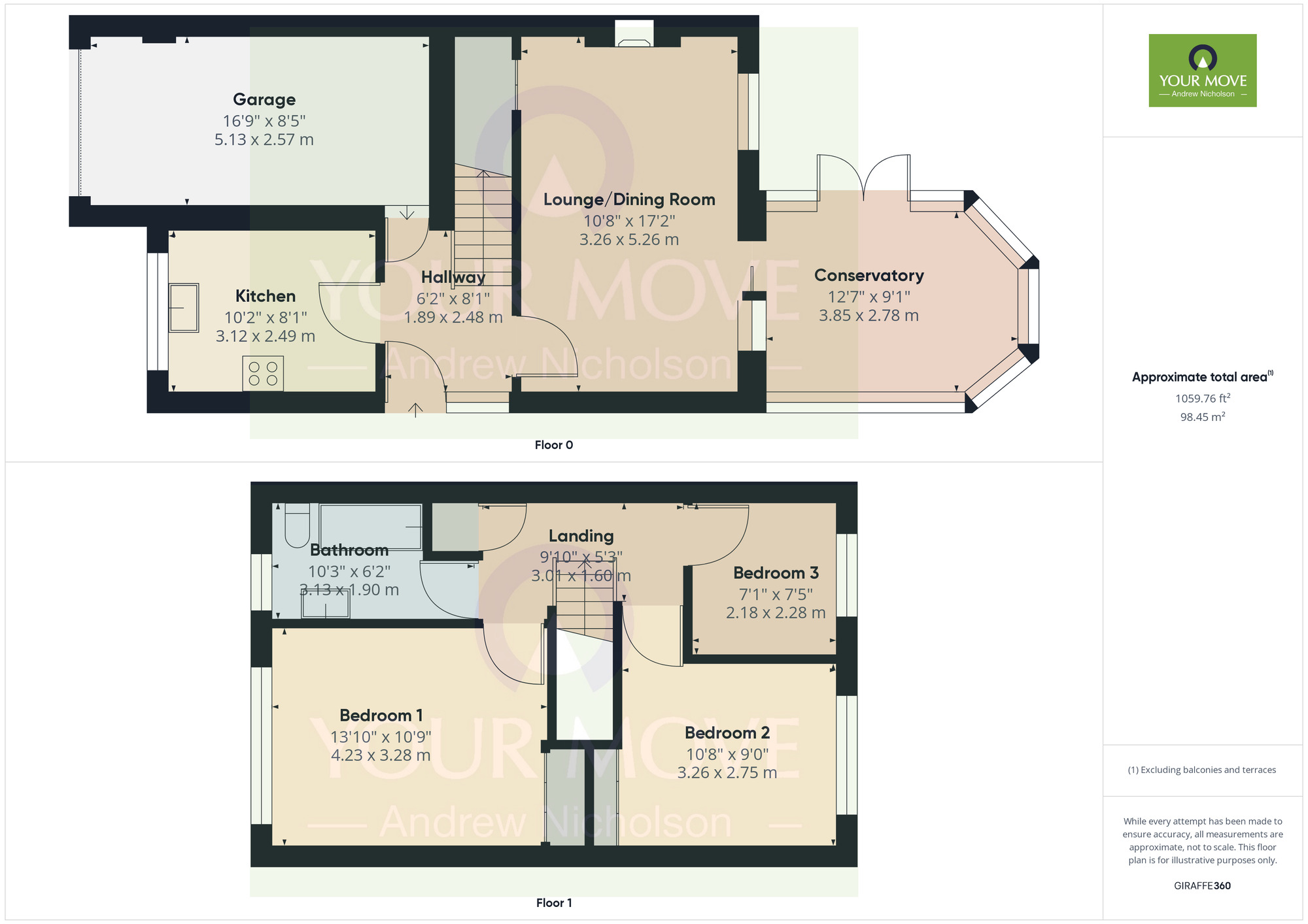 Floorplan of 3 bedroom Semi Detached House for sale, Sandhurst Avenue, Wistaston, Cheshire, CW2