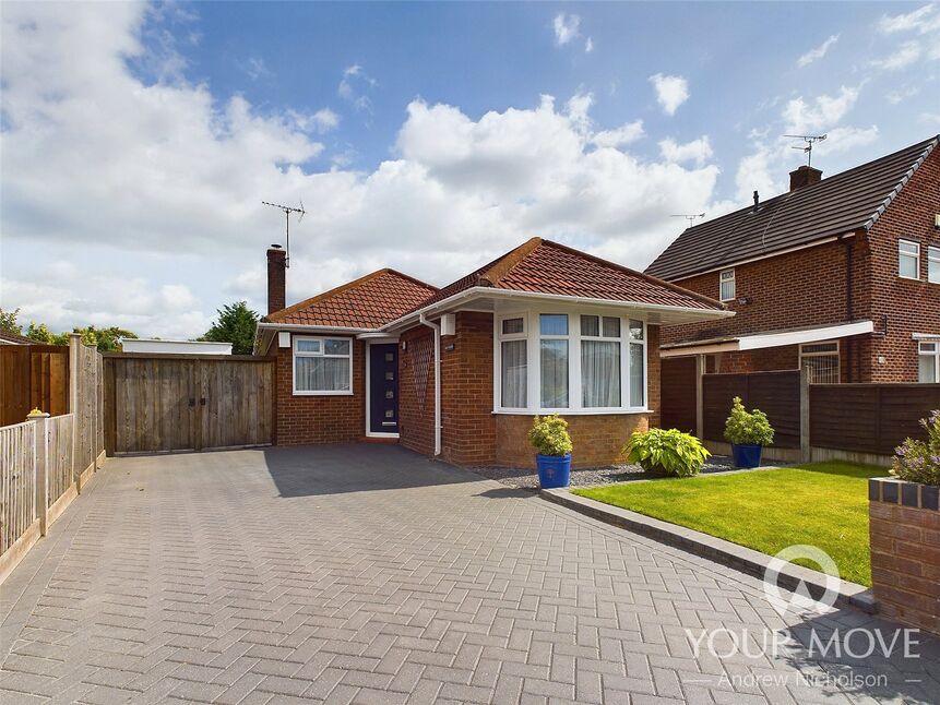 Main image of 2 bedroom Detached Bungalow for sale, Stanhope Avenue, Crewe, Cheshire, CW1