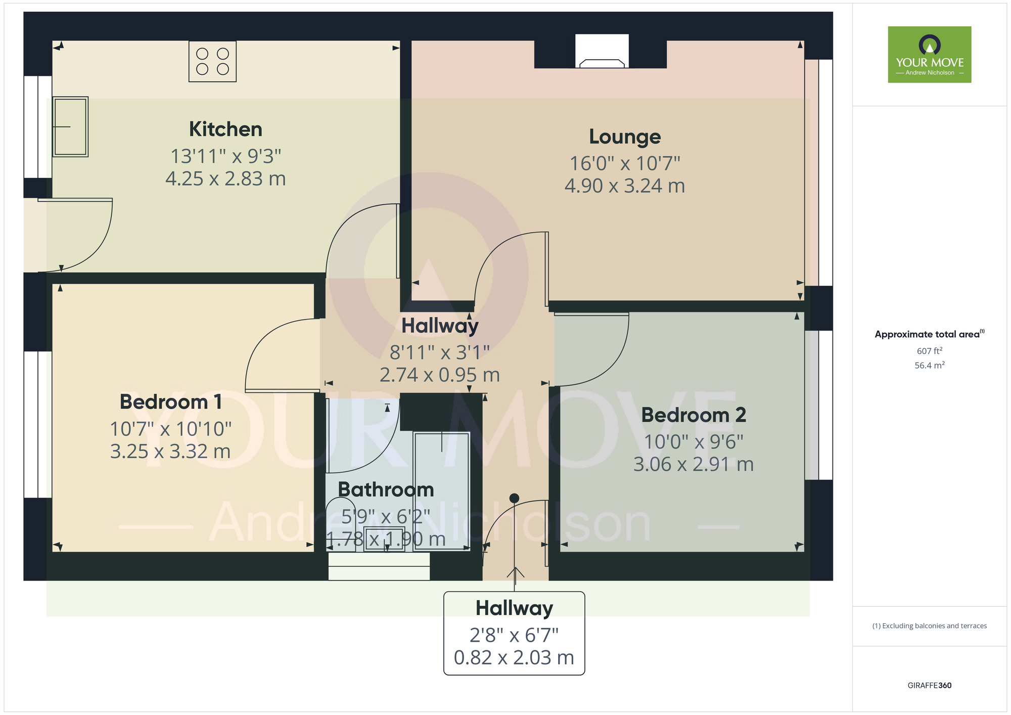 Floorplan of 2 bedroom Semi Detached Bungalow to rent, Lynbrook Road, Crewe, Cheshire, CW1