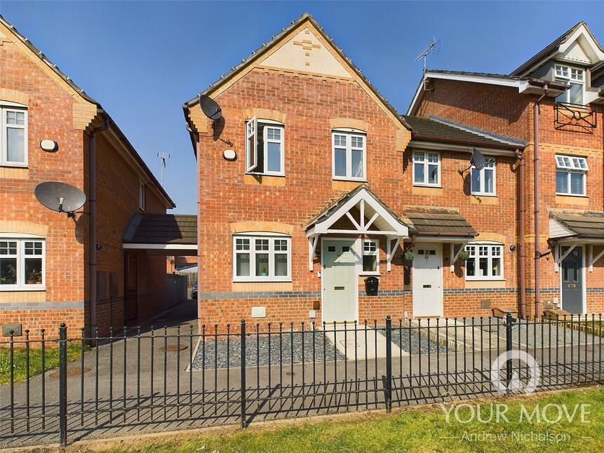 Main image of 3 bedroom End Terrace House for sale, Redwood Drive, Crewe, Cheshire, CW1