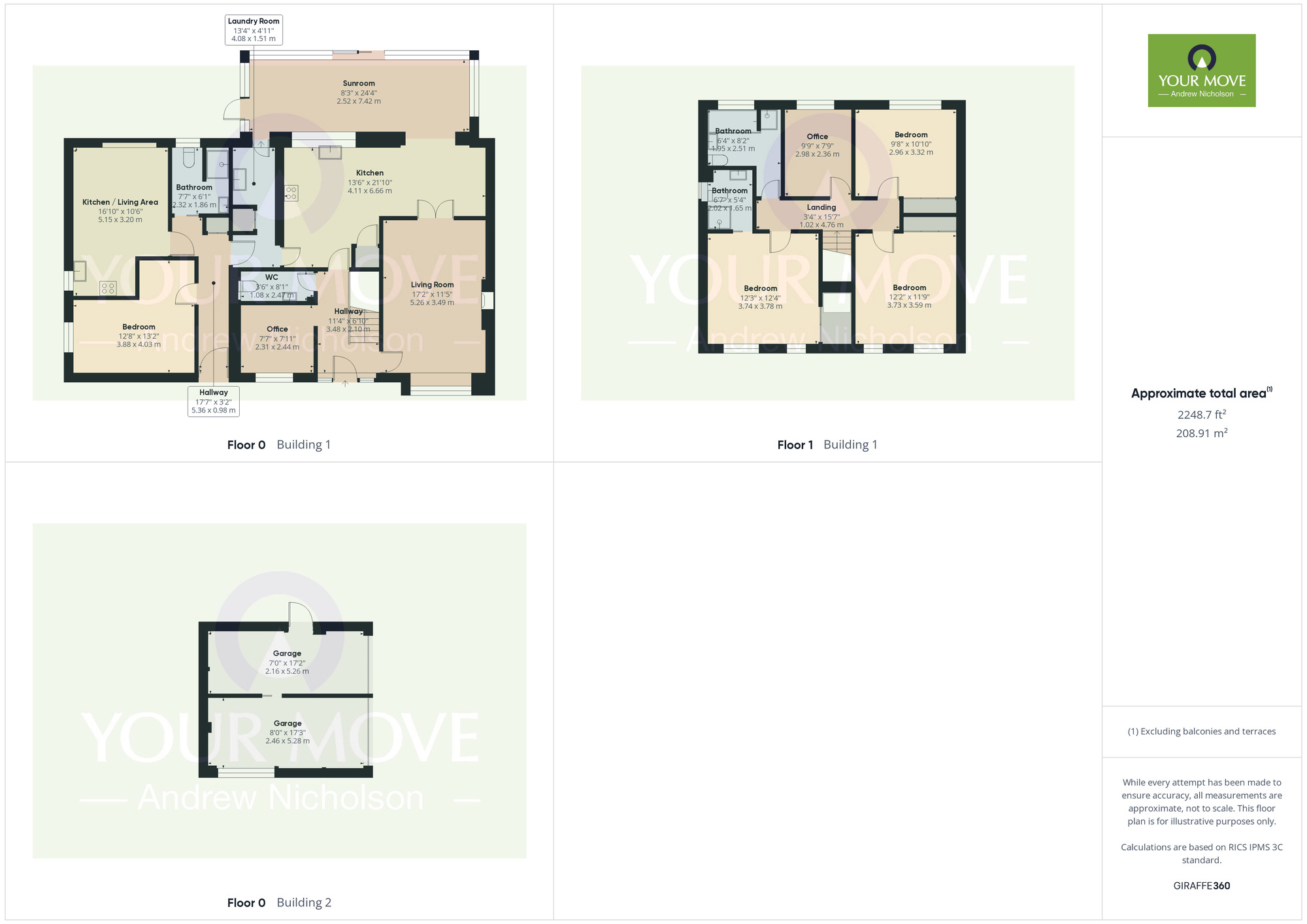 Floorplan of 4 bedroom Detached House for sale, Ripon Drive, Wistaston, Cheshire, CW2