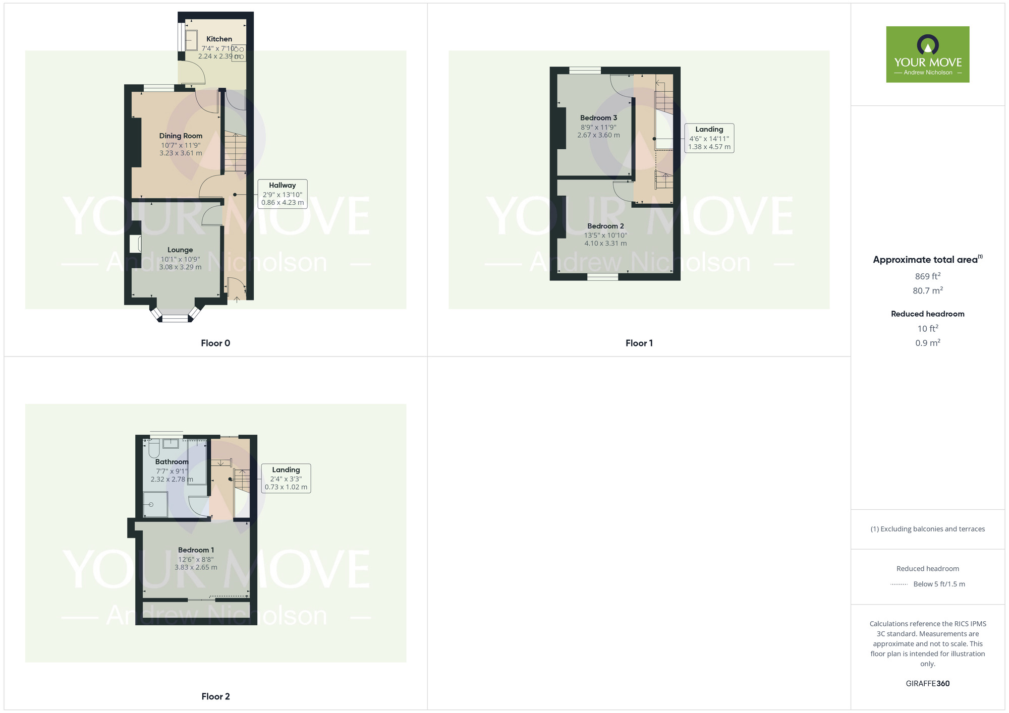Floorplan of 3 bedroom Mid Terrace House for sale, Brook Street, Crewe, Cheshire, CW2