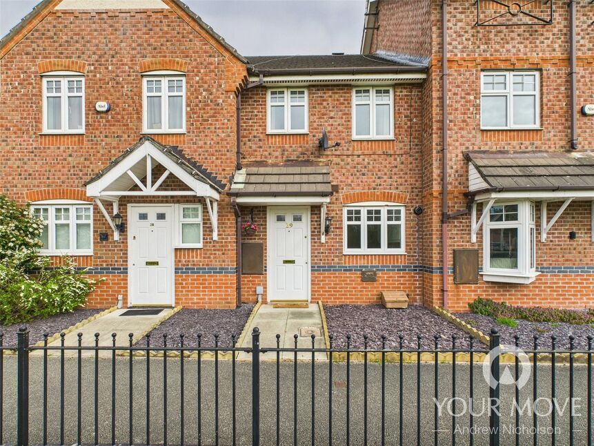 Main image of 2 bedroom Mid Terrace House for sale, Redwood Drive, Crewe, Cheshire, CW1