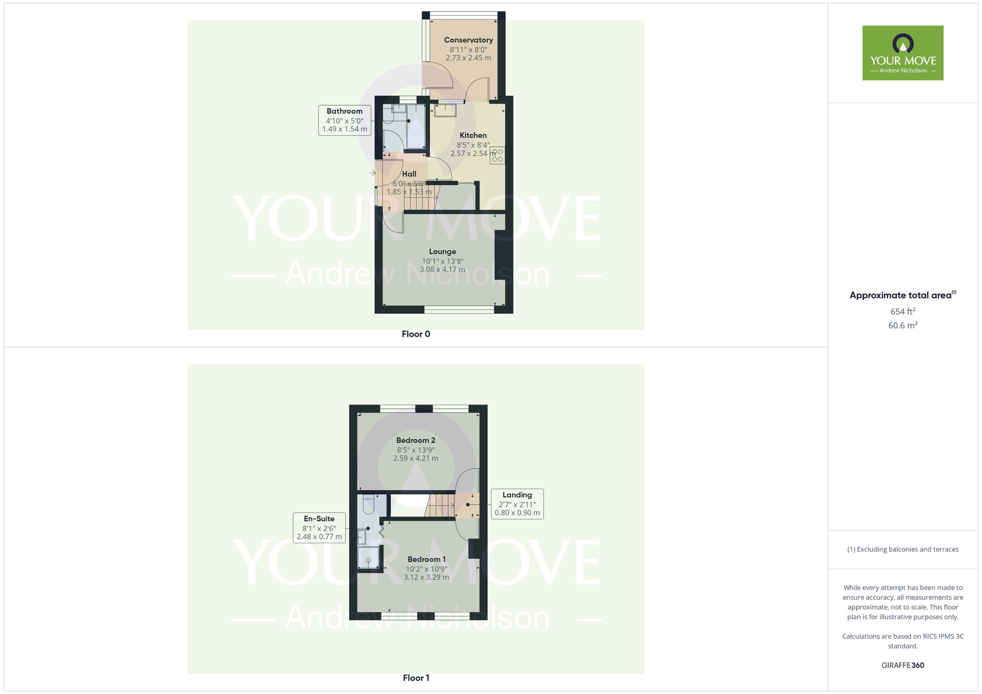 Floorplan of 2 bedroom Semi Detached House for sale, Southbank Avenue, Shavington, Cheshire, CW2