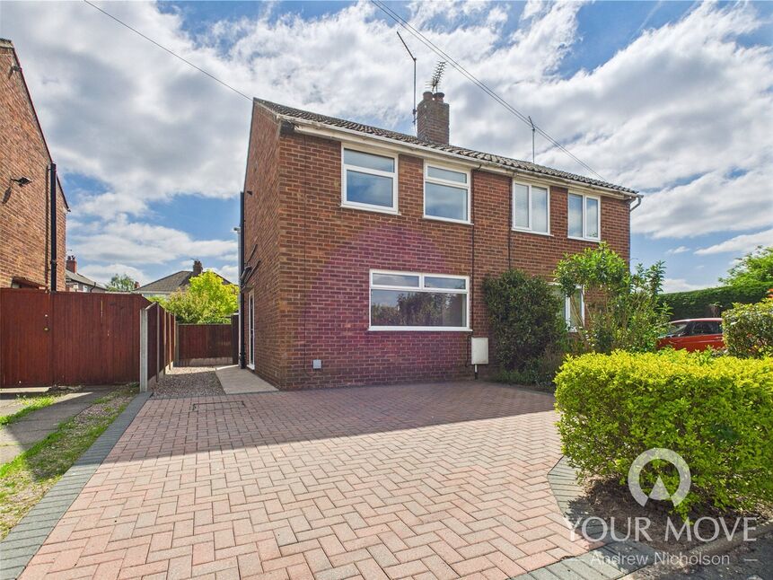 Main image of 2 bedroom Semi Detached House for sale, Southbank Avenue, Shavington, Cheshire, CW2
