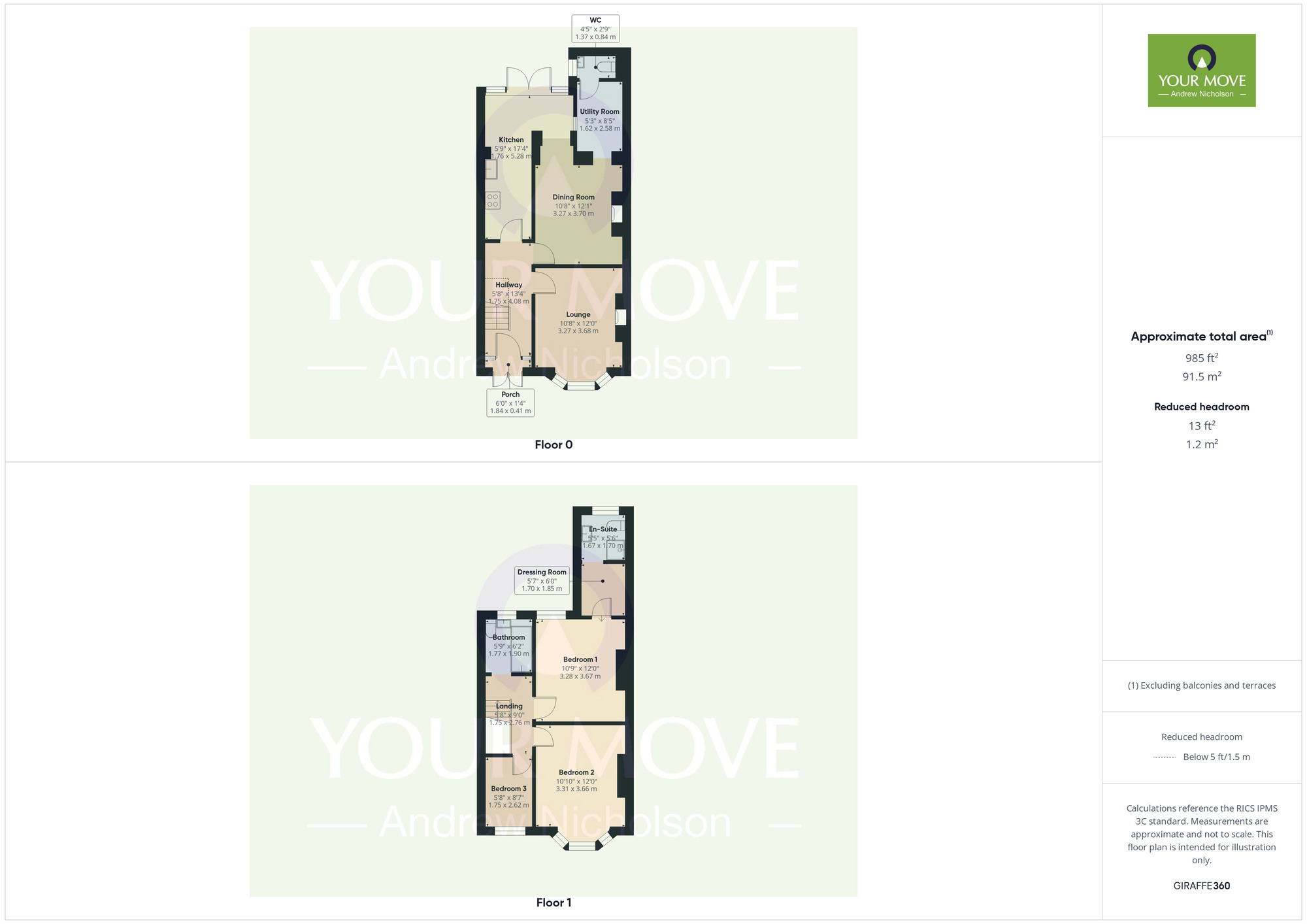Floorplan of 3 bedroom Mid Terrace House for sale, Gainsborough Road, Crewe, Cheshire, CW2