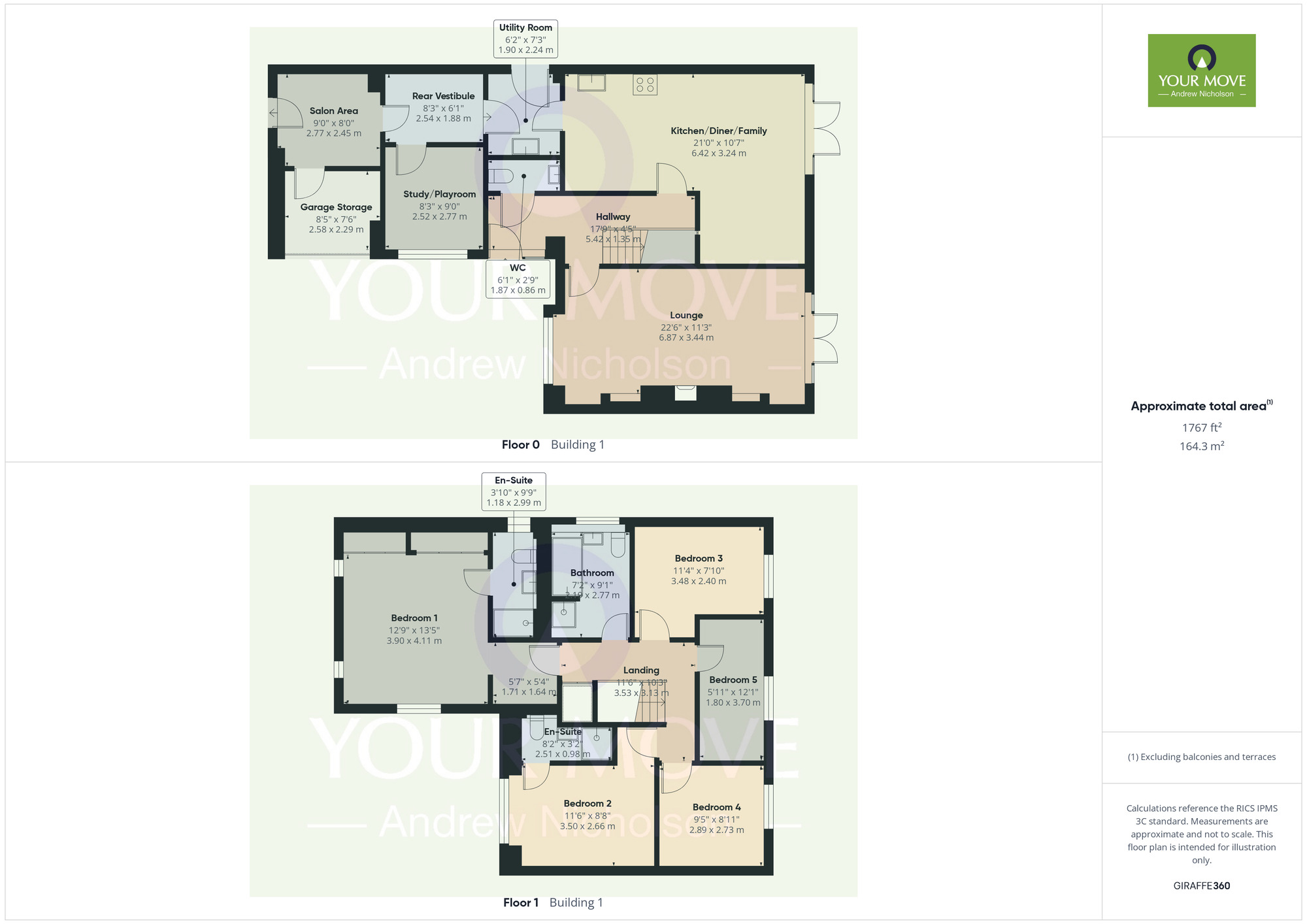 Floorplan of 5 bedroom Detached House for sale, Corbetts Close, Wistaston, Cheshire, CW2