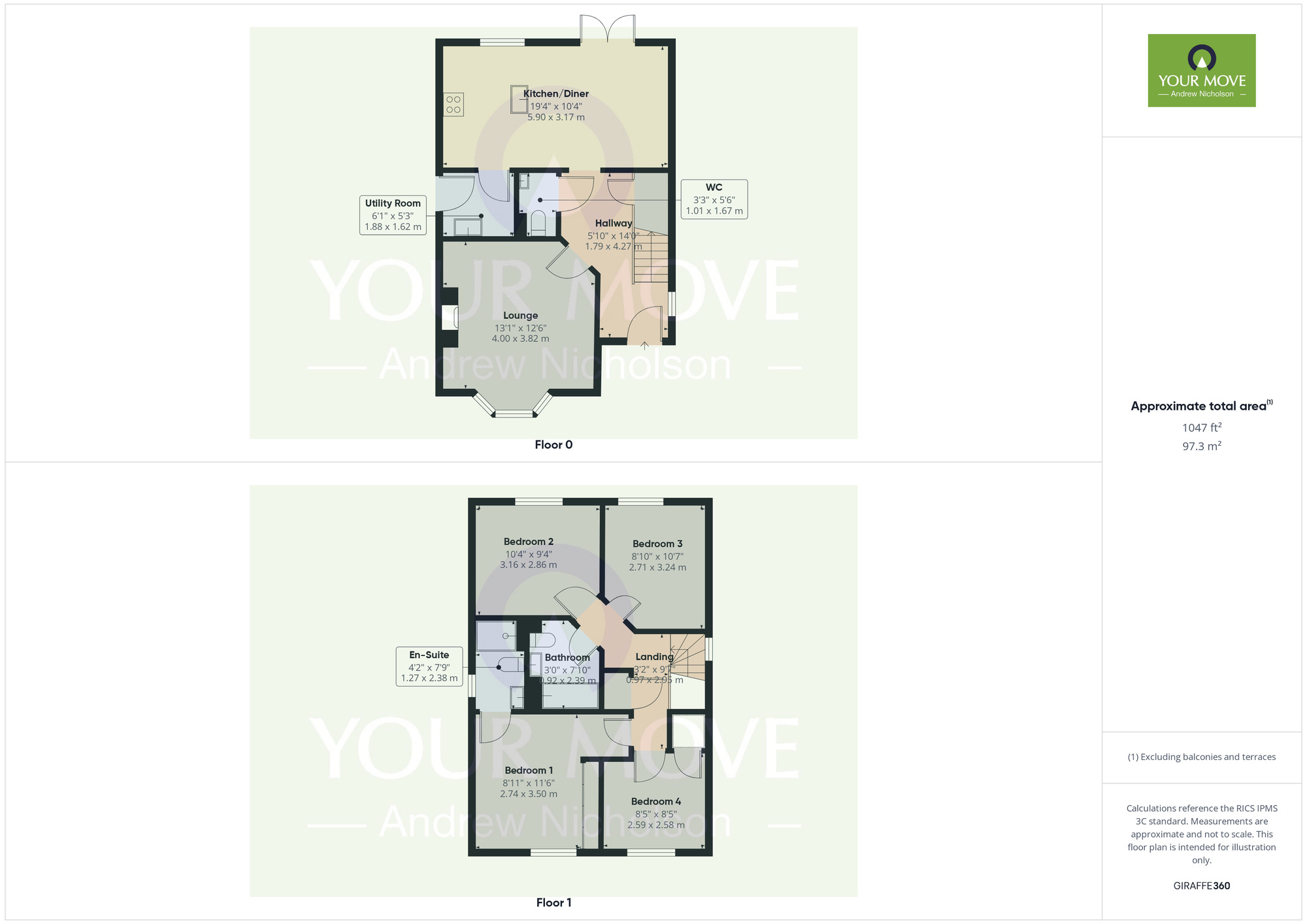 Floorplan of 4 bedroom Detached House for sale, Moat Lane, Woore, Shropshire, CW3