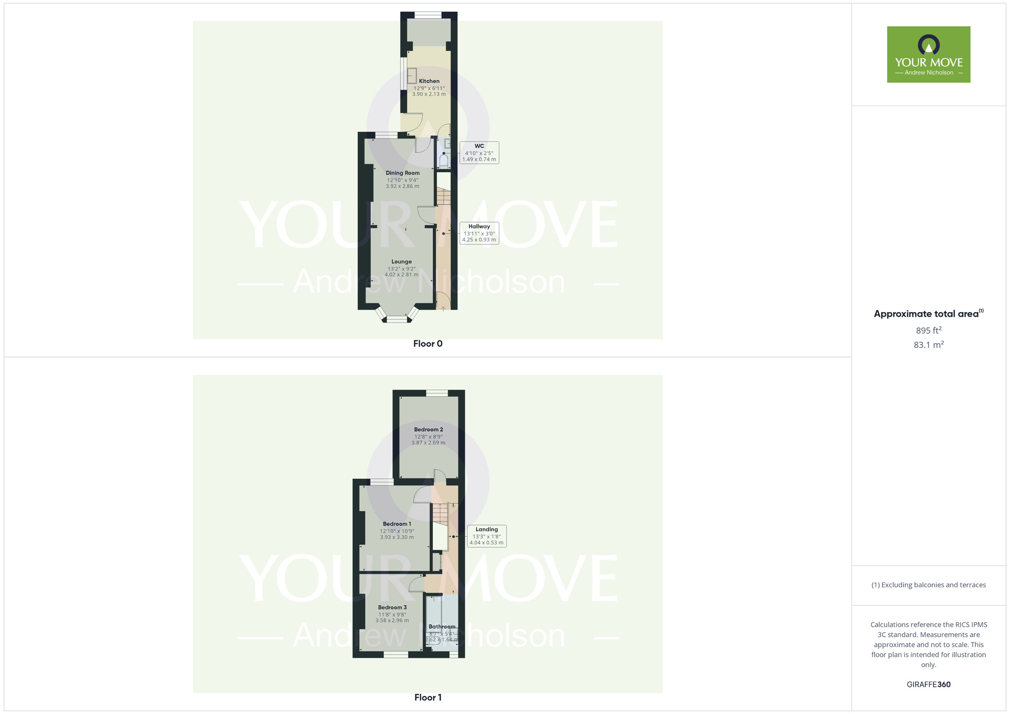 Floorplan of 3 bedroom Semi Detached House for sale, St. Pauls Street, Crewe, CW1