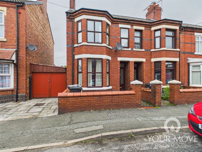 Main image of 3 bedroom End Terrace House for sale, Earle Street, Crewe, Cheshire, CW1