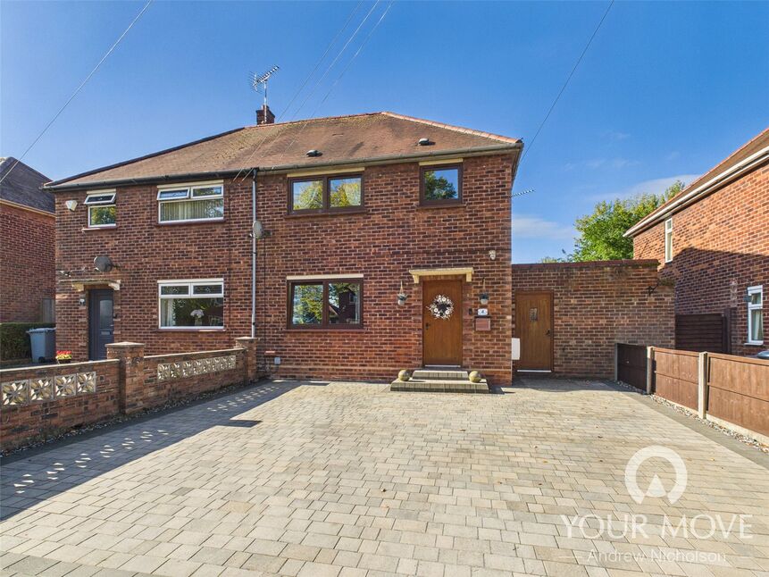 Main image of 3 bedroom Semi Detached House for sale, Gawsworth Avenue, Crewe, Cheshire, CW2