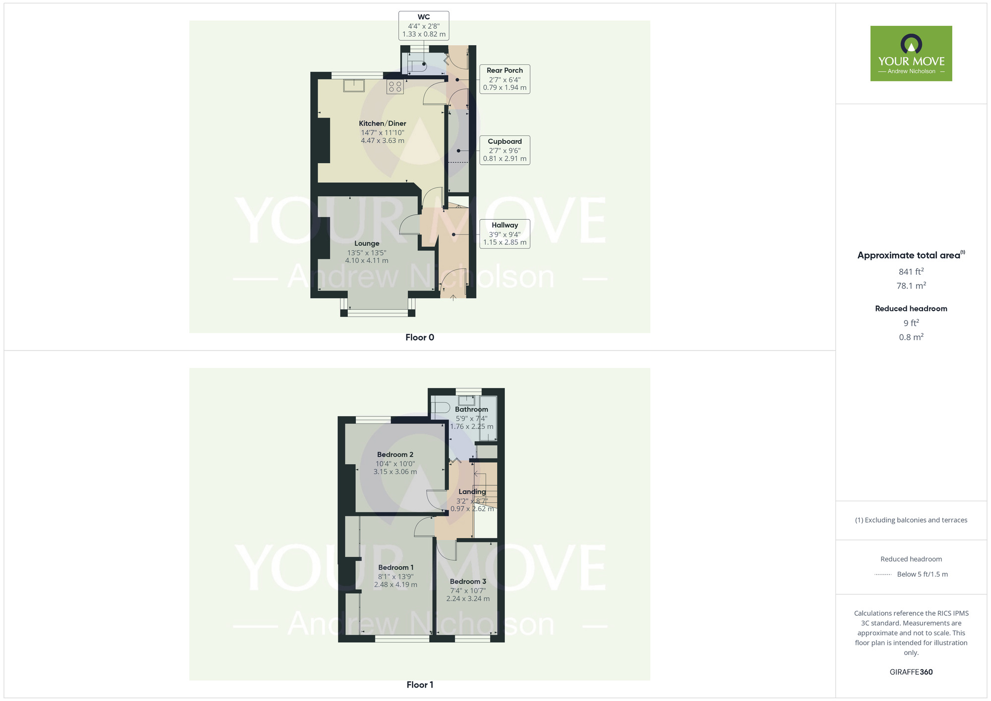 Floorplan of 3 bedroom Mid Terrace House for sale, Alton Street, Crewe, Cheshire, CW2