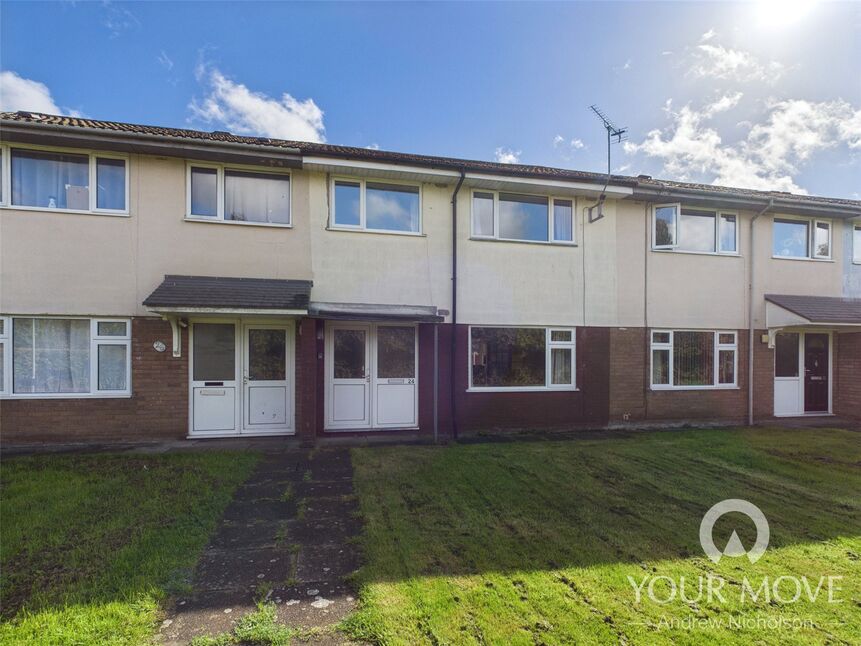 Main image of 3 bedroom Mid Terrace House for sale, Firwood Walk, Crewe, Cheshire, CW2