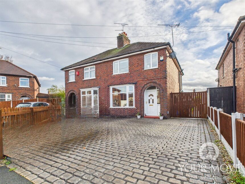 Main image of 3 bedroom Semi Detached House for sale, Bedford Gardens, Crewe, Cheshire, CW2
