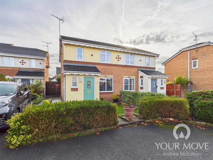 Main image of 3 bedroom Semi Detached House for sale, Hughes Drive, Crewe, Cheshire, CW2