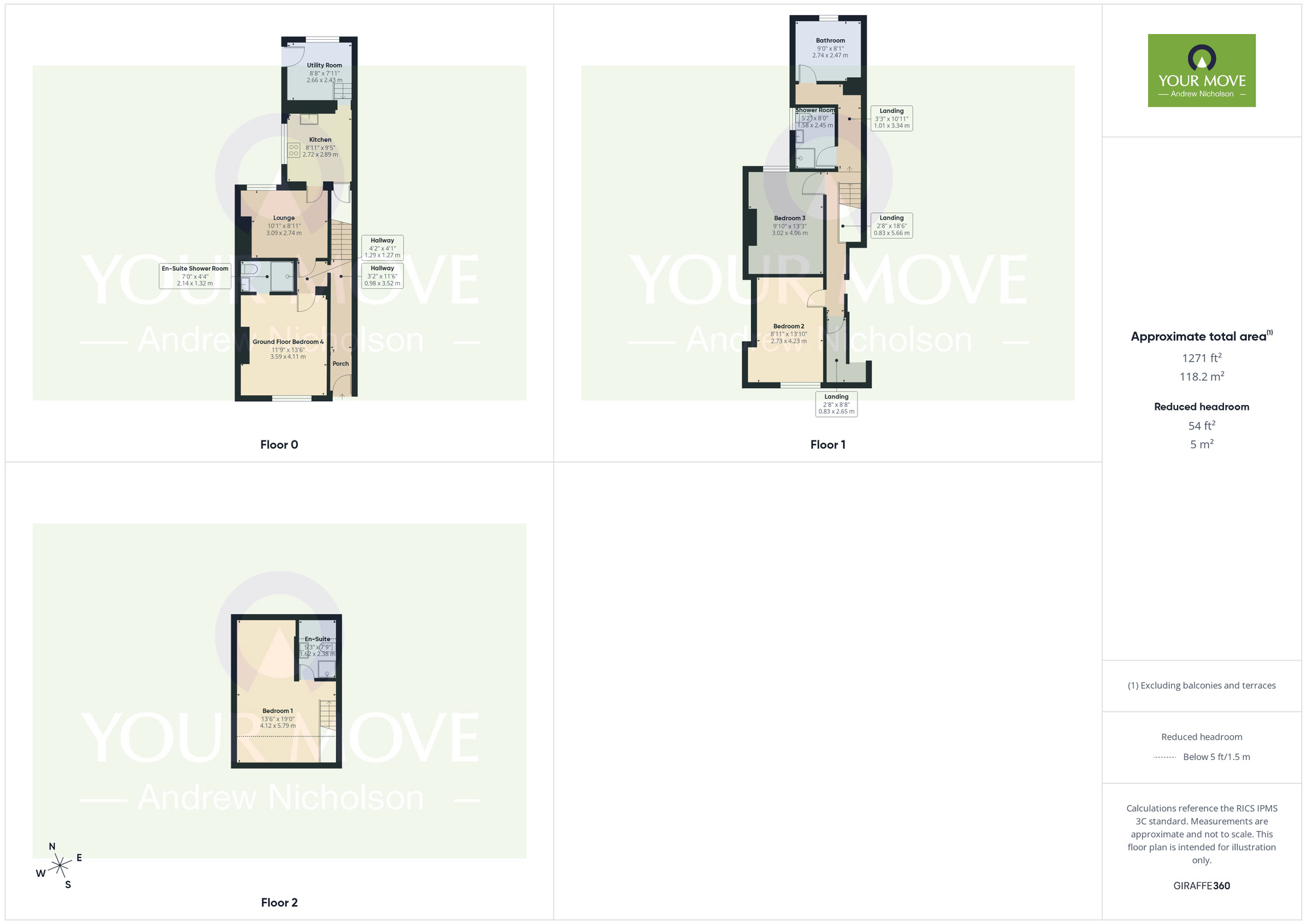 Floorplan of 4 bedroom Mid Terrace House for sale, West Street, Crewe, Cheshire, CW1