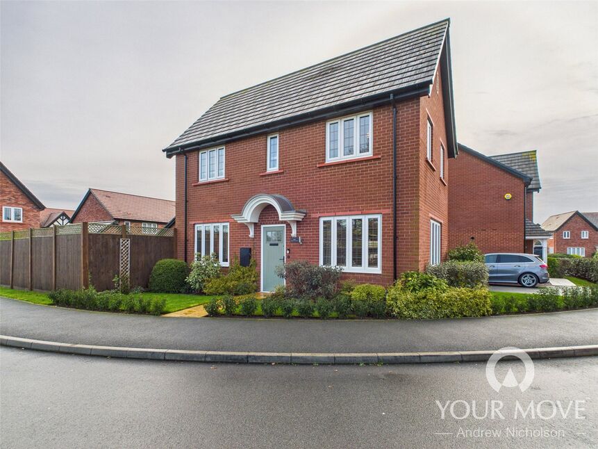 Main image of 3 bedroom Detached House for sale, Higher Croft Drive, Crewe, Cheshire, CW1