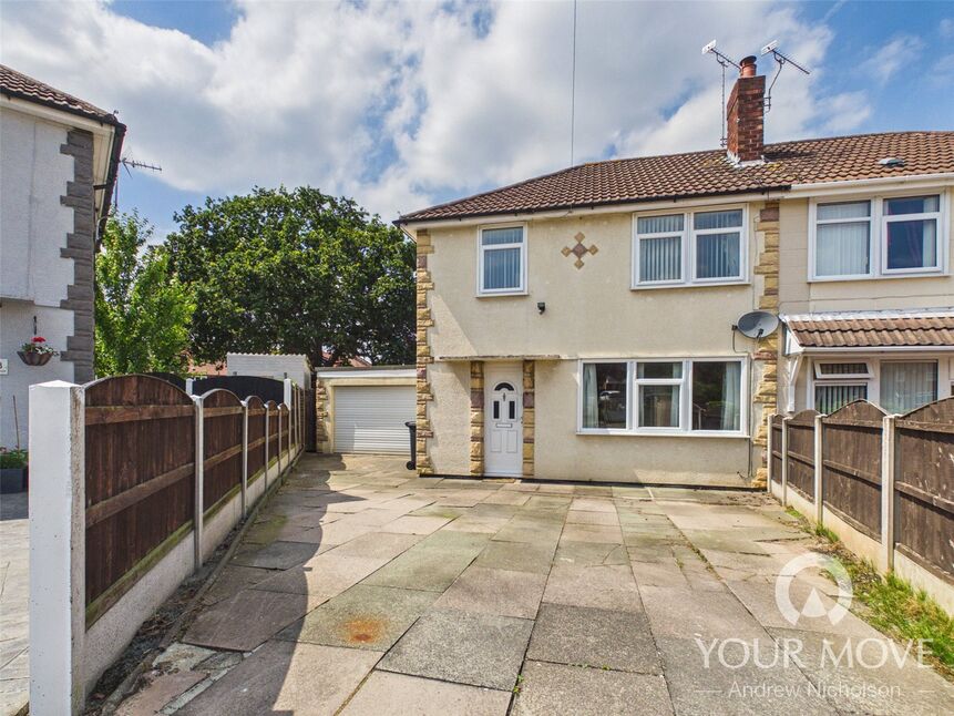 Main image of 3 bedroom Semi Detached House for sale, Tabley Road, Crewe, Cheshire, CW2