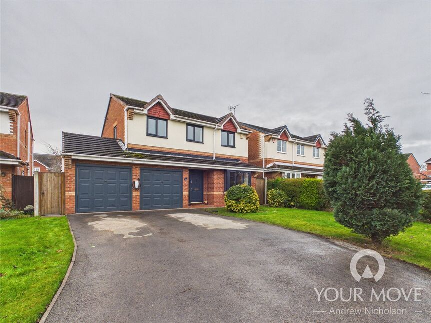 Main image of 4 bedroom Detached House for sale, Dillors Croft, Crewe, Cheshire, CW1