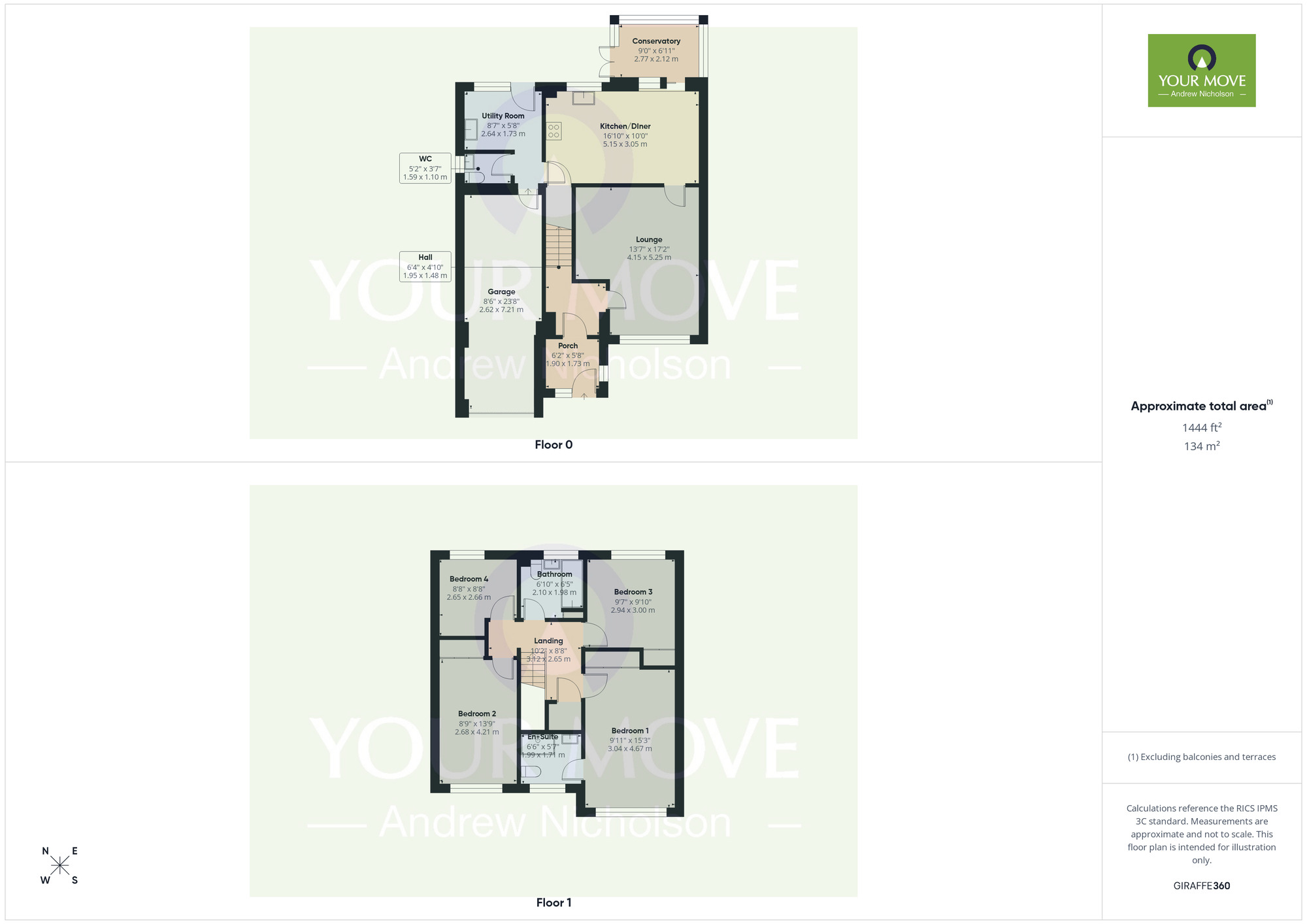 Floorplan of 4 bedroom Detached House for sale, Magdalen Court, Wistaston, Cheshire, CW2