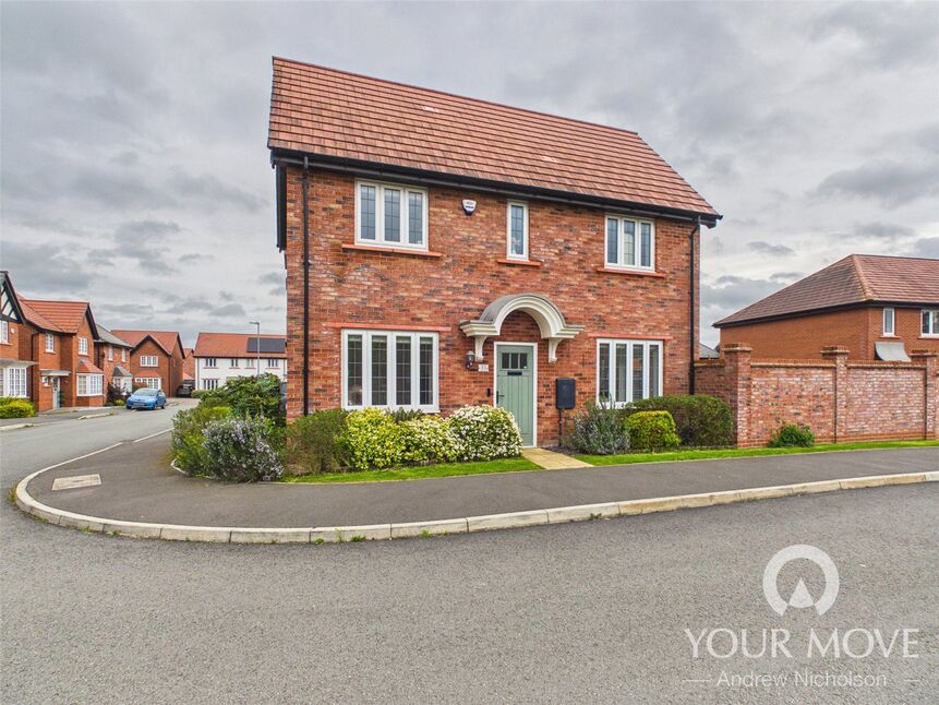 Main image of 3 bedroom Detached House for sale, Bickerton Close, Crewe, Cheshire, CW1