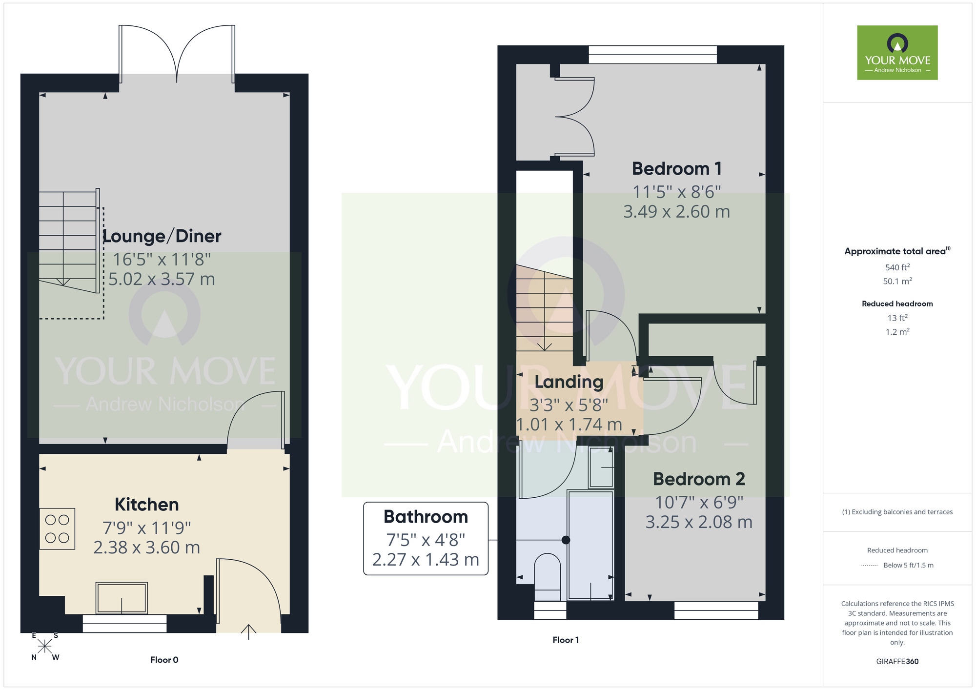 Floorplan of 2 bedroom Mid Terrace House for sale, Probert Close, Crewe, CW2