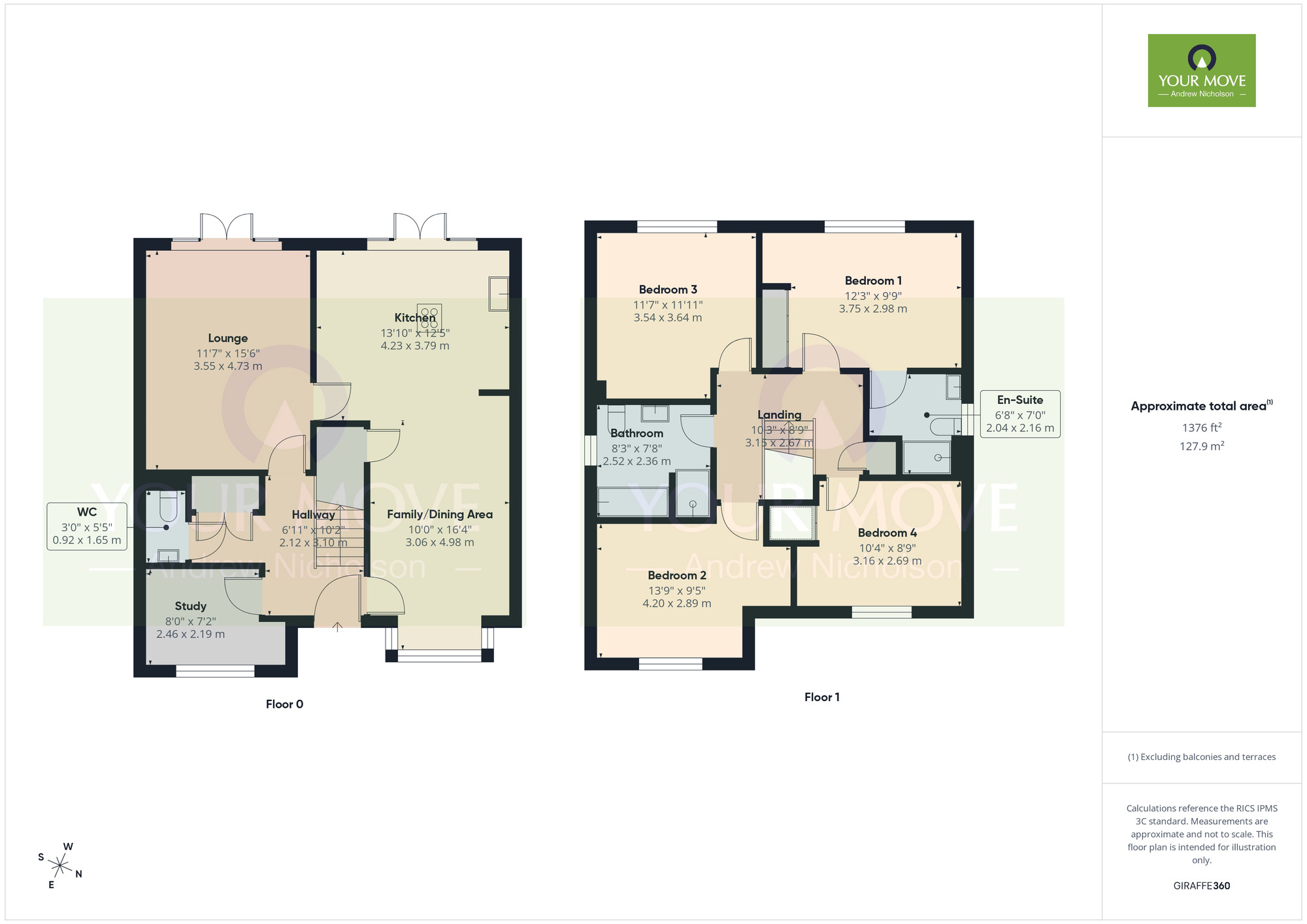 Floorplan of 4 bedroom Detached House for sale, Pen Road, Wistaston, Cheshire, CW2