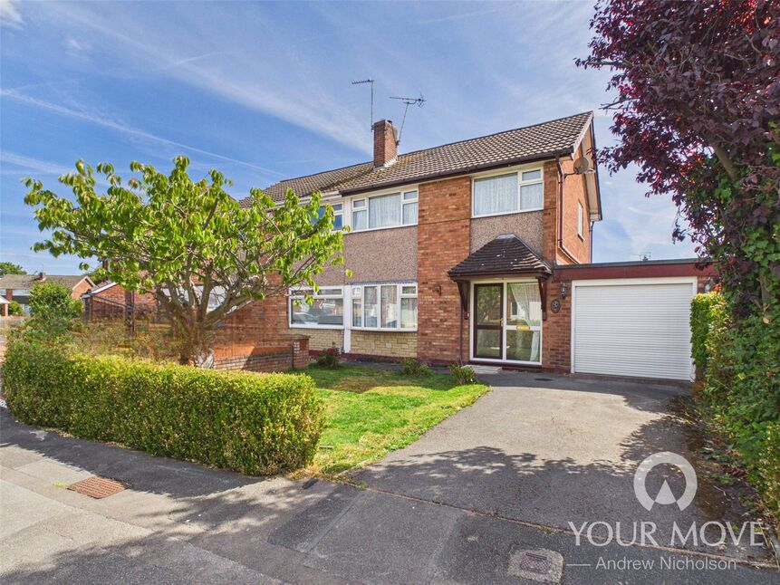 Main image of 3 bedroom Semi Detached House for sale, Oak Tree Close, Crewe, Cheshire, CW1
