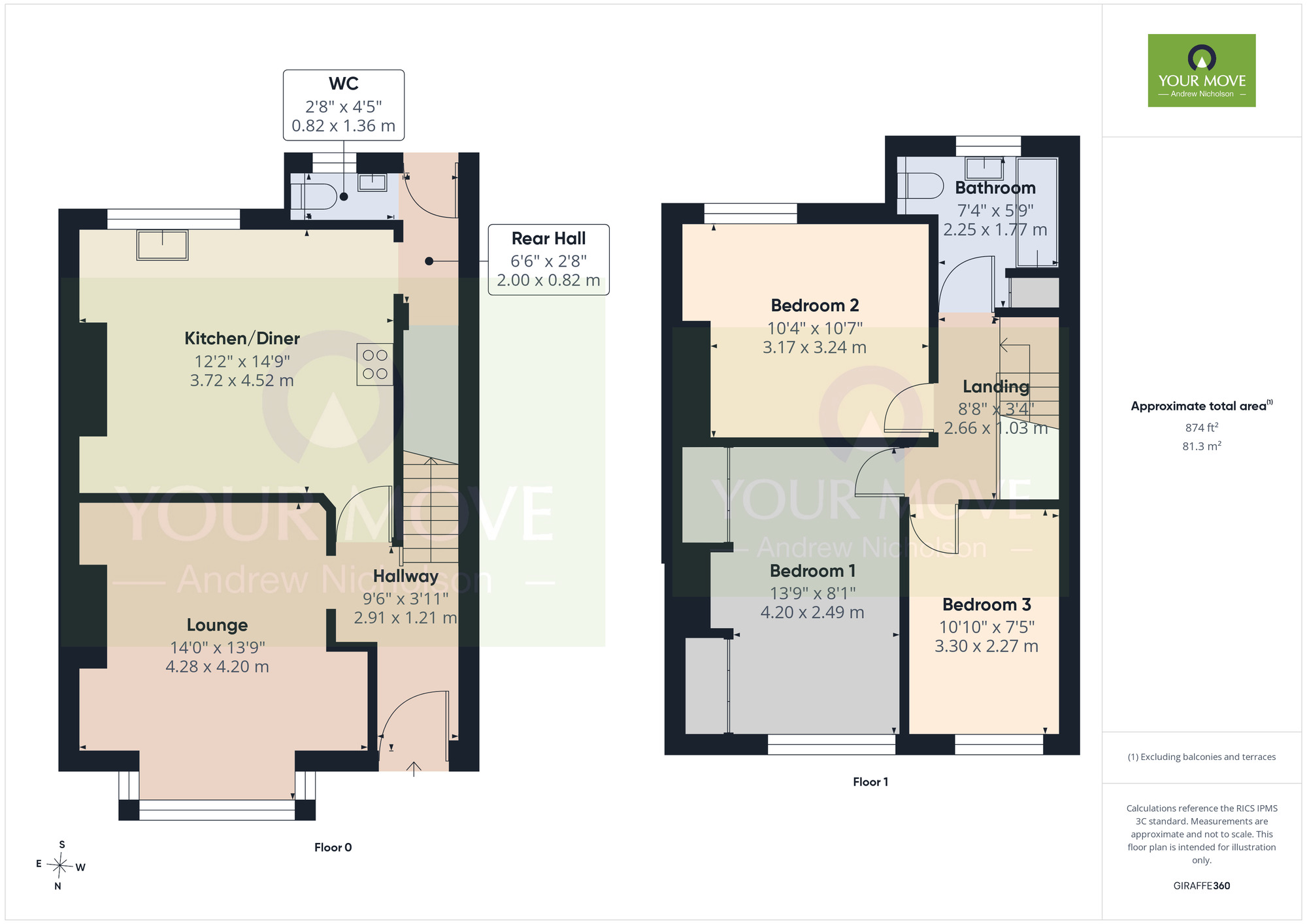 Floorplan of 3 bedroom Mid Terrace House for sale, Alton Street, Crewe, Cheshire, CW2