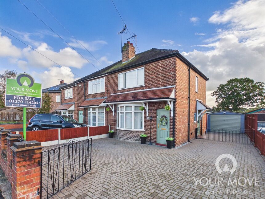 Main image of 2 bedroom Semi Detached House for sale, Sunnybank Road, Crewe, Cheshire, CW2