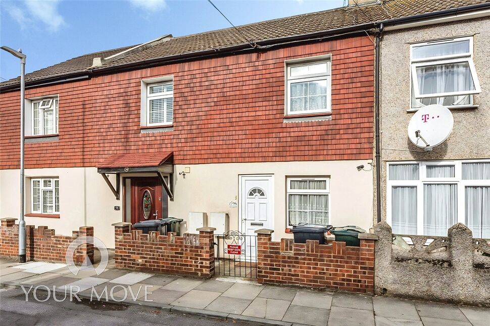 Main image of 2 bedroom Mid Terrace House to rent, Broomfield Road, Swanscombe, Kent, DA10