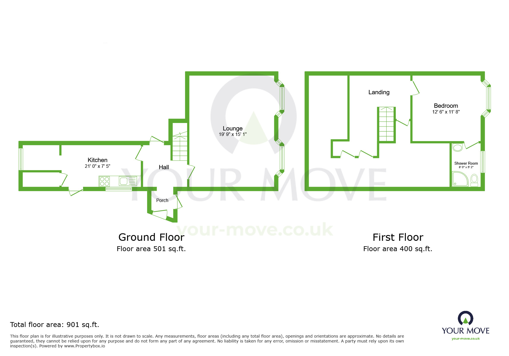 Floorplan of 1 bedroom Property to rent, Shepherds Lane, Dartford, Kent, DA1