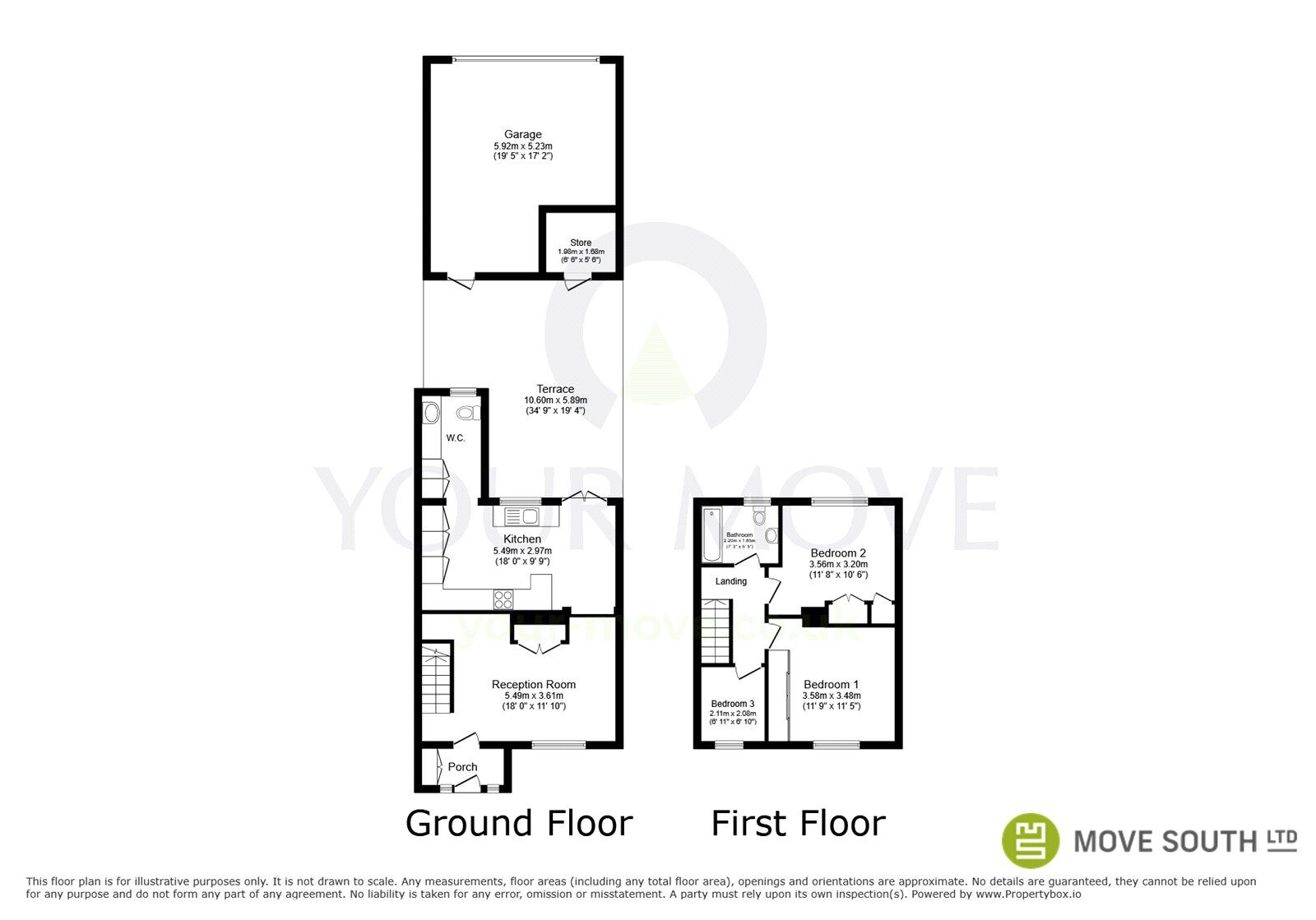 Floorplan of 3 bedroom Mid Terrace House for sale, Wellcome Avenue, Dartford, Kent, DA1