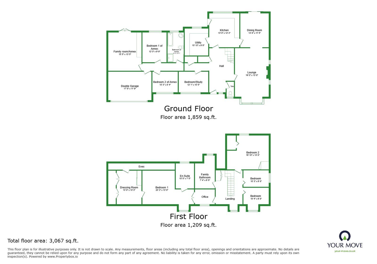 Floorplan of 7 bedroom Detached House for sale, Arnolds Lane, Dartford, Kent, DA4