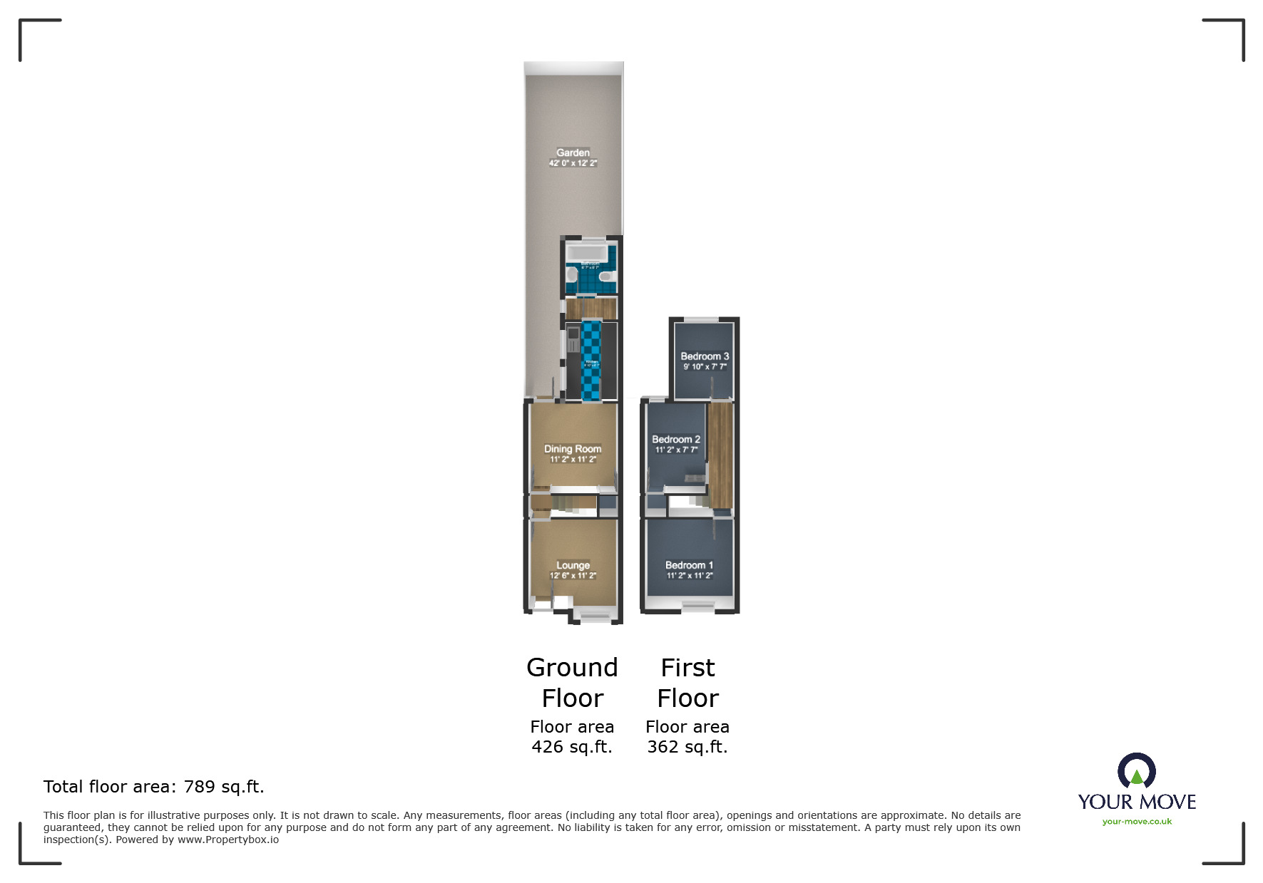 Floorplan of 3 bedroom End Terrace House for sale, Charles Street, Greenhithe, Kent, DA9