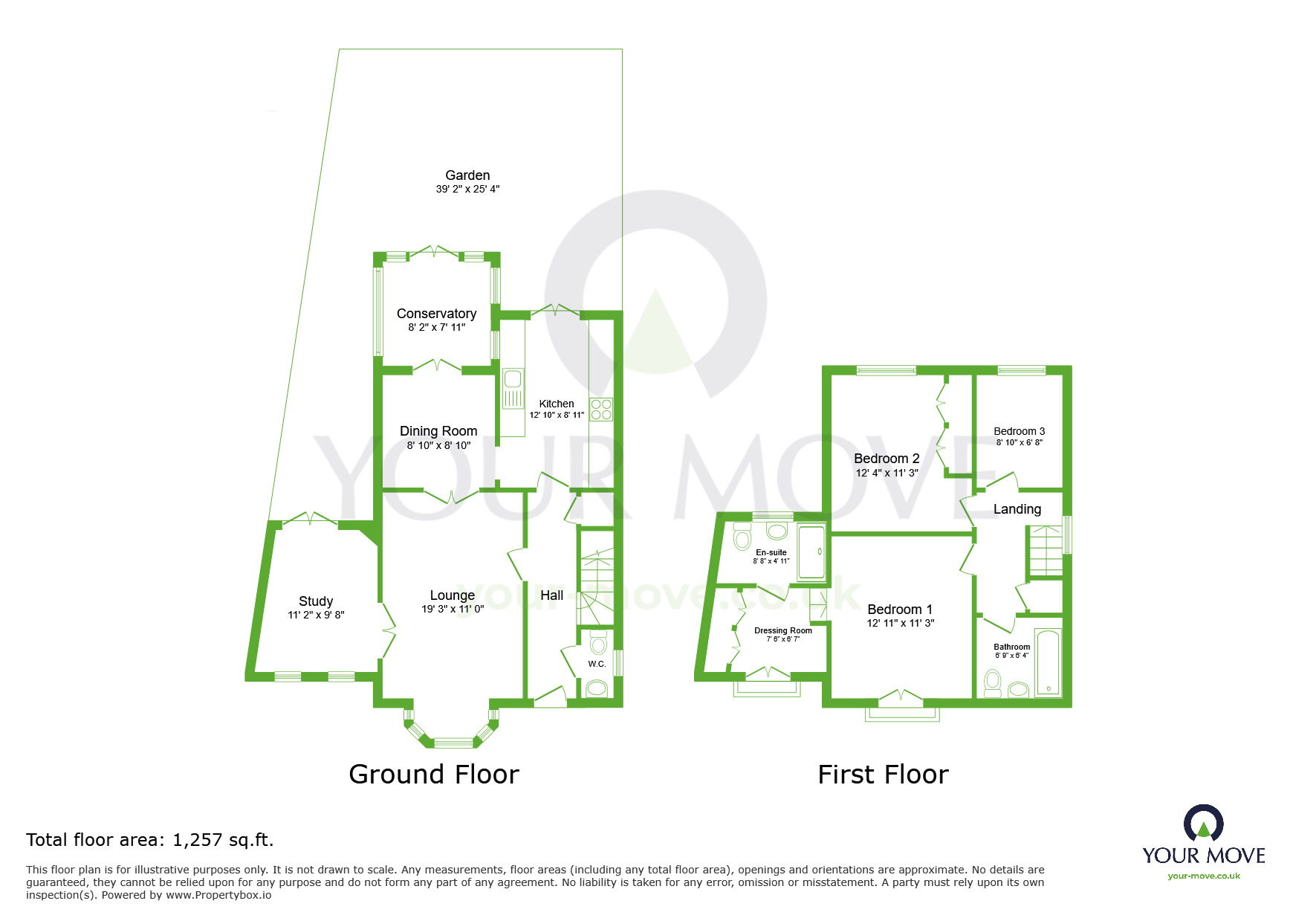 Floorplan of 3 bedroom Mid Terrace House to rent, Ingress Park Avenue, Greenhithe, Kent, DA9