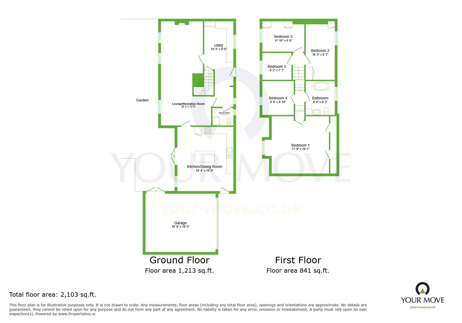 Floorplan of 5 bedroom Semi Detached House for sale, Court Cottages, Darenth Hill, Kent, DA2