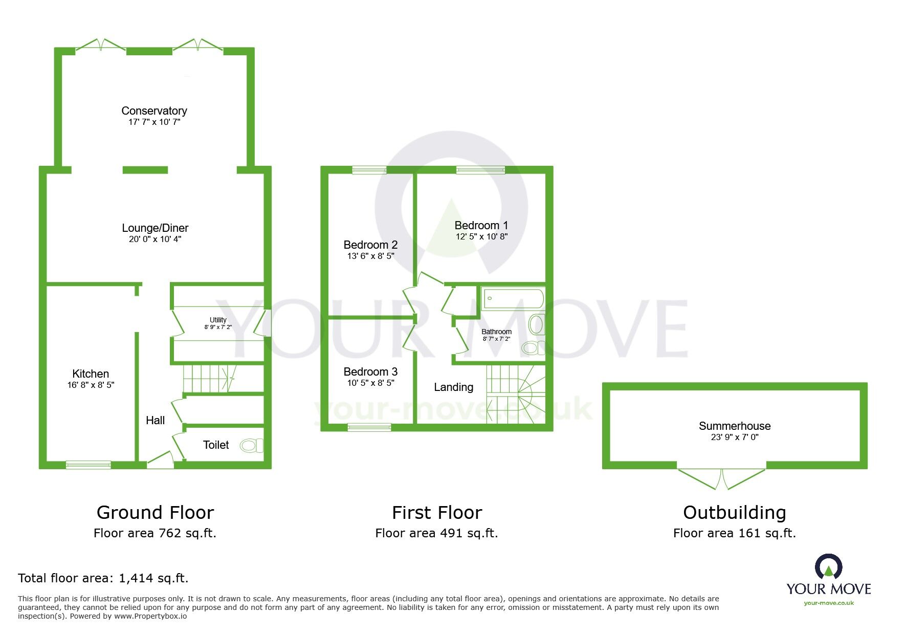 Floorplan of 3 bedroom Semi Detached House for sale, Wayville Road, Dartford, DA1