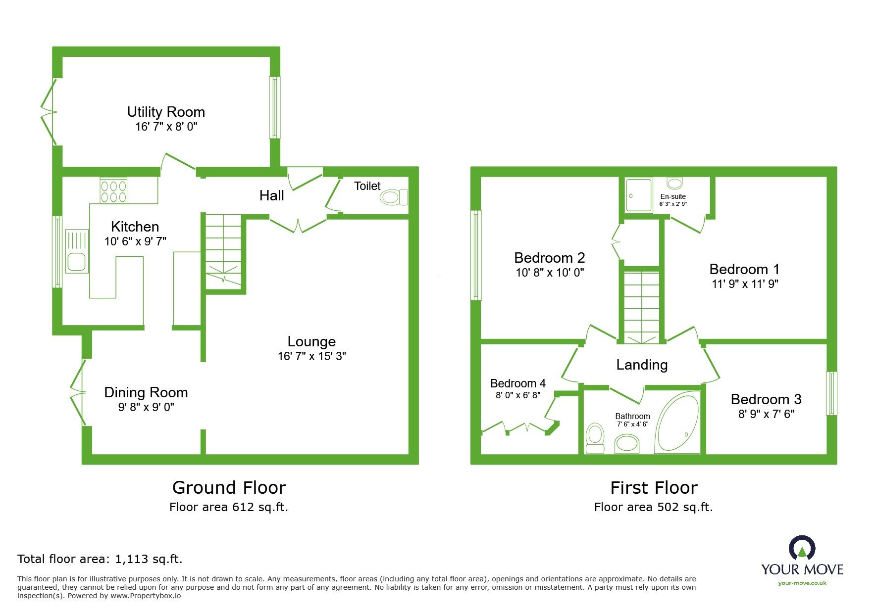 Floorplan of 4 bedroom Detached House for sale, Brewers Field, Dartford, Kent, DA2