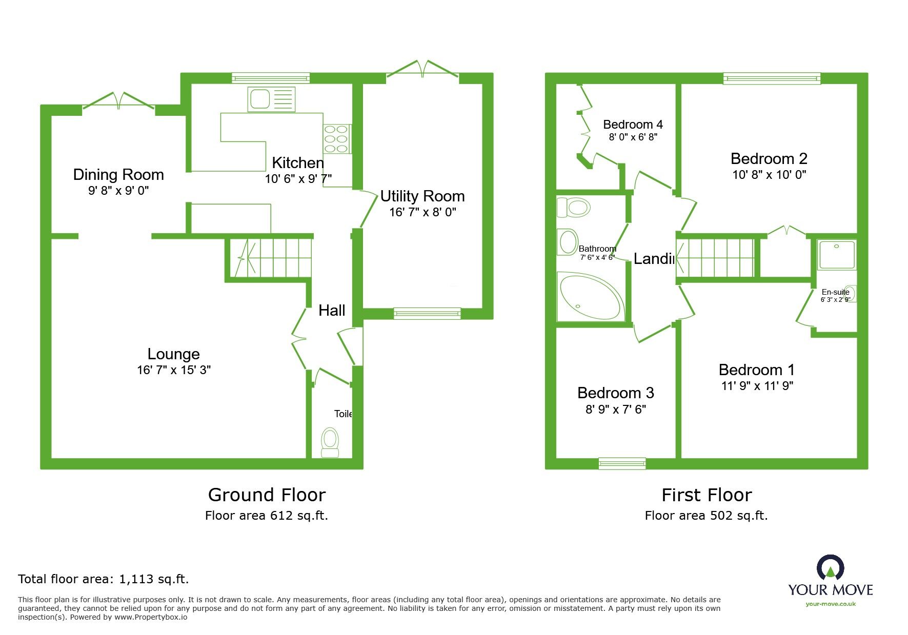 Floorplan of 4 bedroom Detached House for sale, Brewers Field, Dartford, Kent, DA2