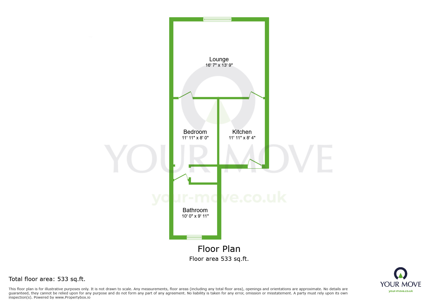 Floorplan of 1 bedroom  Flat to rent, Highfield Road, Dartford, Kent, DA1
